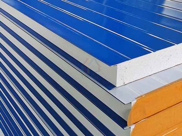What are the classifications of color steel sandwich panels?