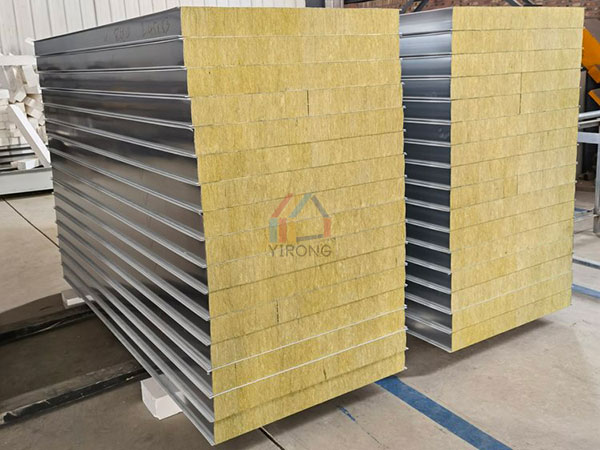 Rock wool fire firing sandwich panel 