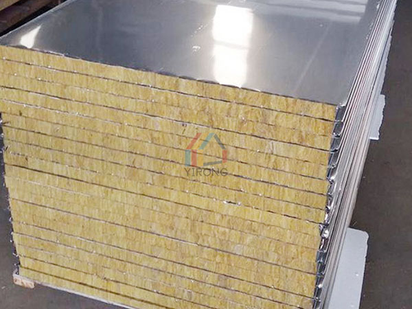 What are the fire performance of rock wool sandwich panels?