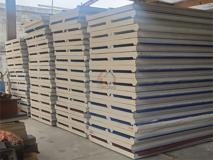 Dominican pu panel roof received the goods