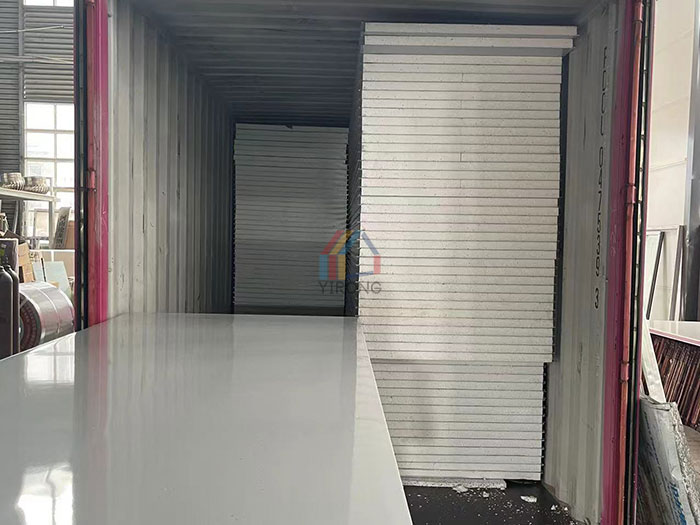 Thailand 50mm thick eps sandwich panels packag