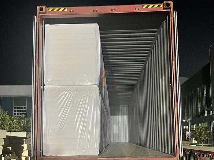 Thickness 100mm puf wall panel sent to Mexico