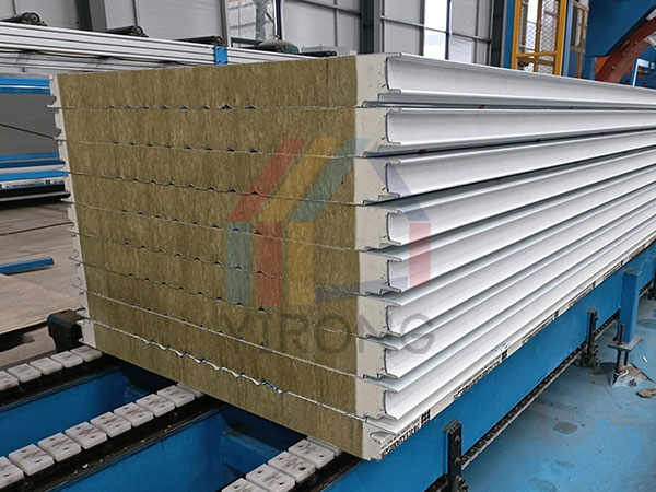 polyurethane edge banding rock wool panel