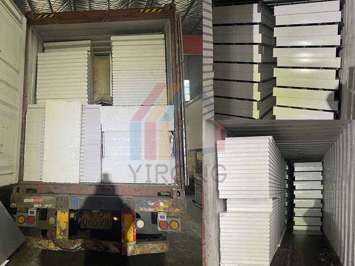 EPS insulation sandwich panels shipped to Australia